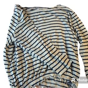 Blue and white old navy long sleeve